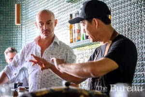 Artist Richie Fawcett talks to Chef Peter Franklin