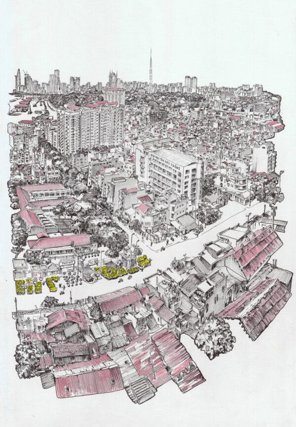2021 View From City Garden Towards District 1